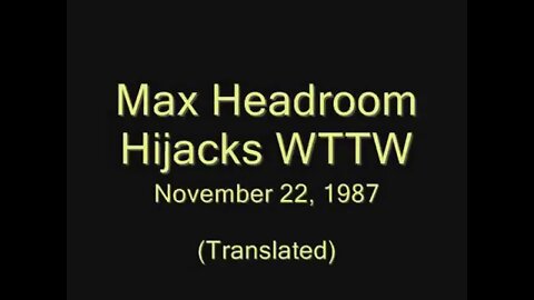 Max Headroom Pirate Incident