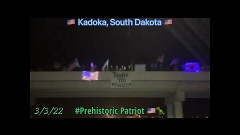 3/3/22 South Dakota- Piedmont to Sioux Falls support for the American Freedom Convoy! 🇺🇸🚛🚚🛻🦖