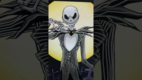 Jack Skellington The Nightmare Before Christmas- I Want to Draw ✍️- Shorts Ideas 💡