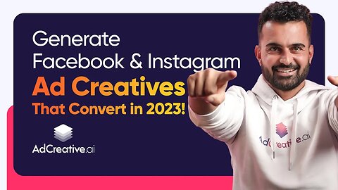 Generate Facebook & Instagram Ad Creatives That Convert in 2023! (Step-by-step Tutorial)