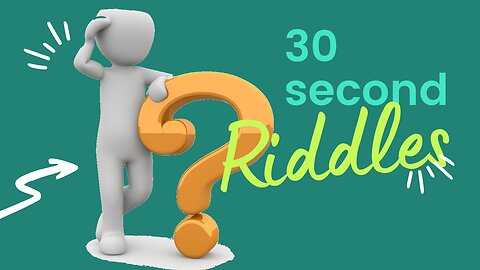 IQ Test in 30 Seconds: Can You Solve These 10 Riddles : 10 Brain-Teasing Riddles