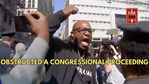 Rep. Jamaal Bowman (D-NY) Obstructed a Congressional Proceeding