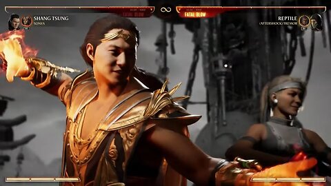 Mortal Kombat 1 2023 Shang Tsung & Sonya Blade Kameo Fatal Blow