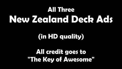 New Zealand Deck Ads