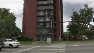 Elevator at 15-story Columbine Towers working again after two weeks