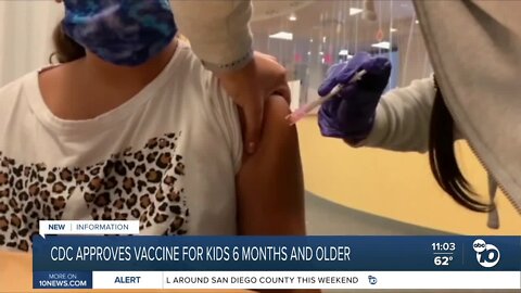 CDC approves vaccine for kids 6 months and older