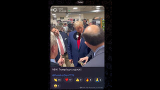 NEW: Trump buys a glock!!