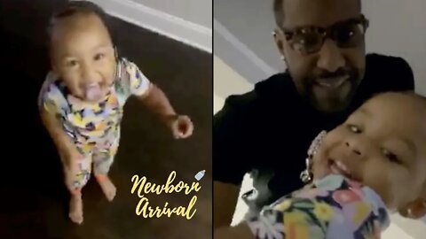 Jessica Dime Daughter Blessing Does Dance For Daddy! 💃🏾