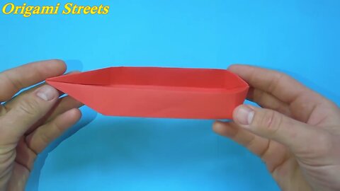 Origami BOAT made of paper. How to make a boat out of paper.