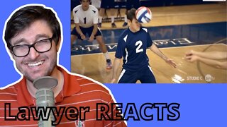 Lawyer Reacts To Best Volleyball Blocks Ever with Scott Sterling