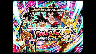 DBZ Dokan Battle: 8th Anni - GT Kid Goku & SSJ4 Vegeta Summons