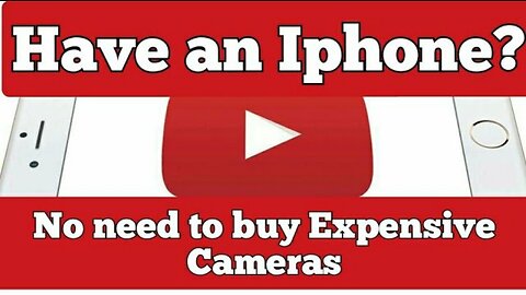 Have an Iphone? No need to buy Expensive Cameras