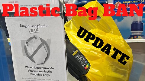 Plastic Bag Ban in Action December 2022 - Sydney Australia - Cabramatta
