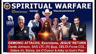 WWG1WGA⚔️Spiritual Warfare: GOD v Devil-Derek Johnson, Riccardo Bosi, Brad Wozny, Bishop Jim et al