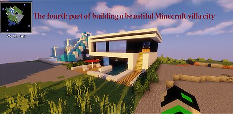 Minecraft master-The fourth part - building a villa city in Minecraft