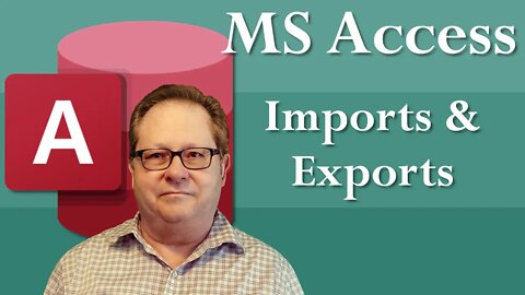 Microsoft Access Imports and Exports of Data Sets