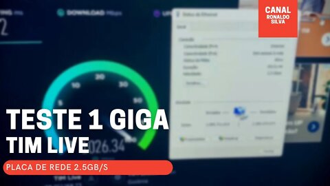 Teste velocidade 1 giga TIM LIVE | Modem Sagemcom F@st 5670