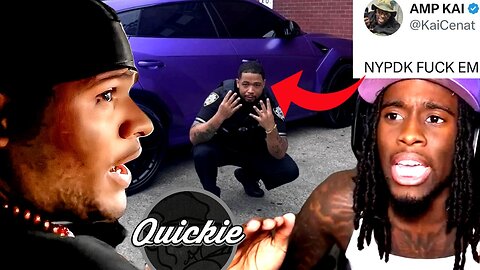 Kai Cenat SAYS F*CK NYPD AFTER THEY SEIZE Fanum's CAR & TAKE PICTURES!