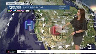 ABC 10News Pinpoint Weather with Meteorologist Megan Parry