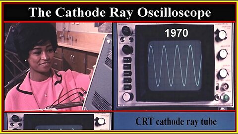 1970 Electronics Technology: The CATHODE RAY OSCILLOSCOPE principles & applications, CRT Tektronix