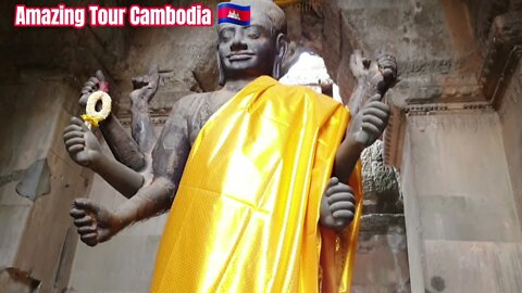 Tour Siem Reap2021, Amazing What New Garden and Toilet in Angkor Wat Temple / Amazing Tour Cambodia.
