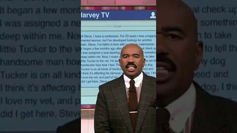 You're sacrificing your marriage and dog's health! 😳 #shorts #steveharvey #advice #love #life #dog