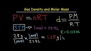 Gas Density and Molar Mass Formula, Examples, and Practice Problems