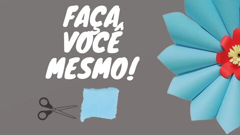 ENFEITE DE PAPEL SULFITE! FAÇA! É MUITO SIMPLES!