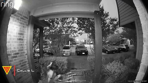 Woman Falls Off Chair Caught on Ring Camera | Doorbell Camera Video