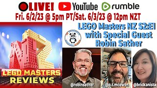 Lego Masters NZ Season 2 Episode 1 Review with Special Guest, Robin Sather