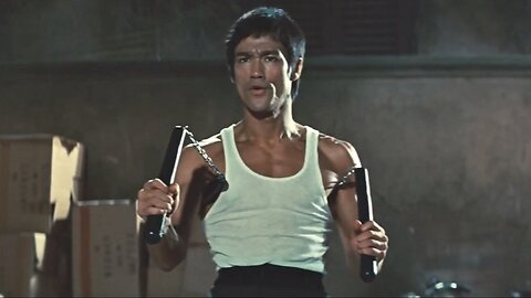 『00104』 Repeated fight with idiots of bandits.. 【The Way of the Dragon, 1972 - Bruce Lee】