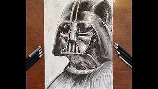 Drawing Darth Vader - Star Wars.