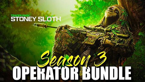 Stoney Sloth Operator Bundle: MUST SEE in MW3 Season 3!