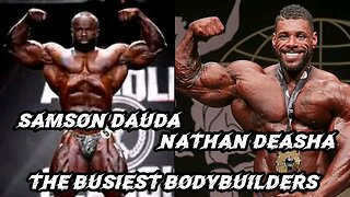 SAMSON DAUDA/ NATHAN DEASHA AT ROMANIA PRO:THE BUSIEST BODYBUILDERS