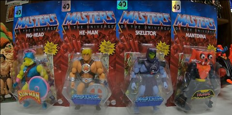 Masters Of The Universe Origins Wave 9 Mantenna Pig-Head 200x He-Man And Skeletor Review!