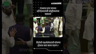 गळ्यात हात घालत अजितदादांनी वडेट्टीवारांना बसवलं | DCM Ajit Pawar With Virodhi Paksh Neta | #shorts