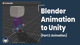 How to animate character in Blender [2.93] and import it into Unity 2021 (Part 2/2)