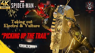 Picking Up The Trail, Super Villains Electro and Vulture. Marvel's Spiderman 4K Gameplay
