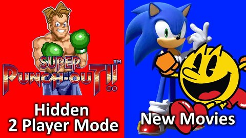 White Elite Series 2, Super Punch Out Secret, New Game Movies - Sonic and Pac-Man