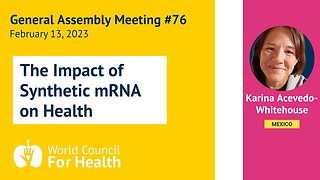Karina Acevedo-Whitehouse: The Impact of Synthetic mRNA on Health
