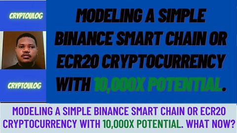 Modeling A Simple Binance Smart Chain Or Ecr20 Cryptocurrency With 10,000x Potential. What Now?