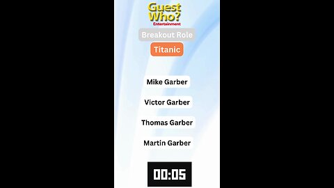 Guest Who #64 Quiz, Info, Facts and a Quote! | Titanic