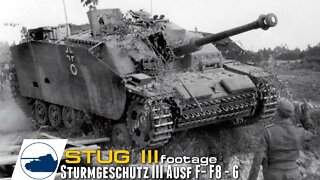WW2 StuG III Ausf F - F8 - G - Sturmgeschütz III - footage part 3