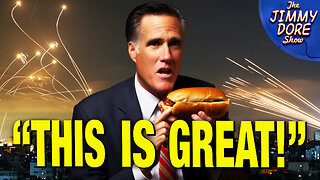 Mitt Romney Visits Israel To Eat Hot Dogs & Justify War Crimes!