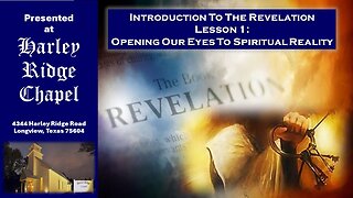 INTRODUCTION To The Revelation LESSON 1