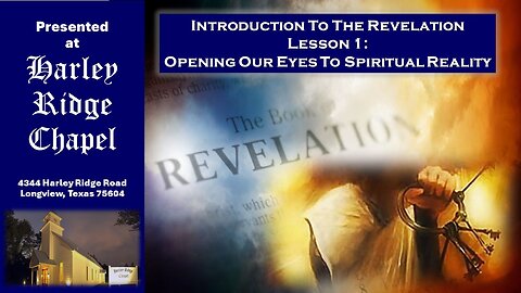 INTRODUCTION To The Revelation LESSON 1