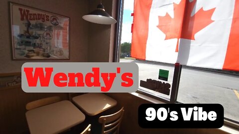 Inside Tour of an Old-Fashioned Wendy's Restaurant (90's Décor)