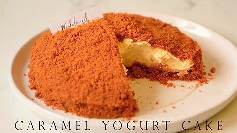 免烤 無烤箱 焦糖乳酪蛋糕 ┃How to make Caramel Yogurt Cake