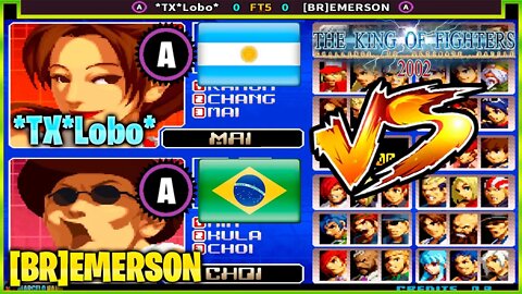 The King of Fighters 2002 (*TX*Lobo* Vs. [BR]EMERSON) [Argentina Vs. Brazil]