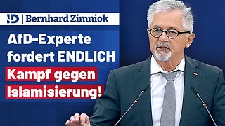 𝐁𝐞𝐫𝐧𝐡𝐚𝐫𝐝 𝐙𝐢𝐦𝐧𝐢𝐨𝐤 ▶️ AfD-Experte fordert ENDLICH Kampf gegen Islamisierung!@AfD im EU-Parlament🙈